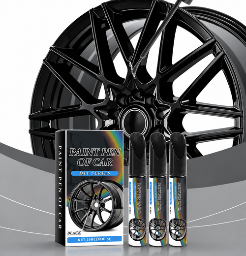 Stylo de Retouche pour Jantes Auto – Noir & Argent